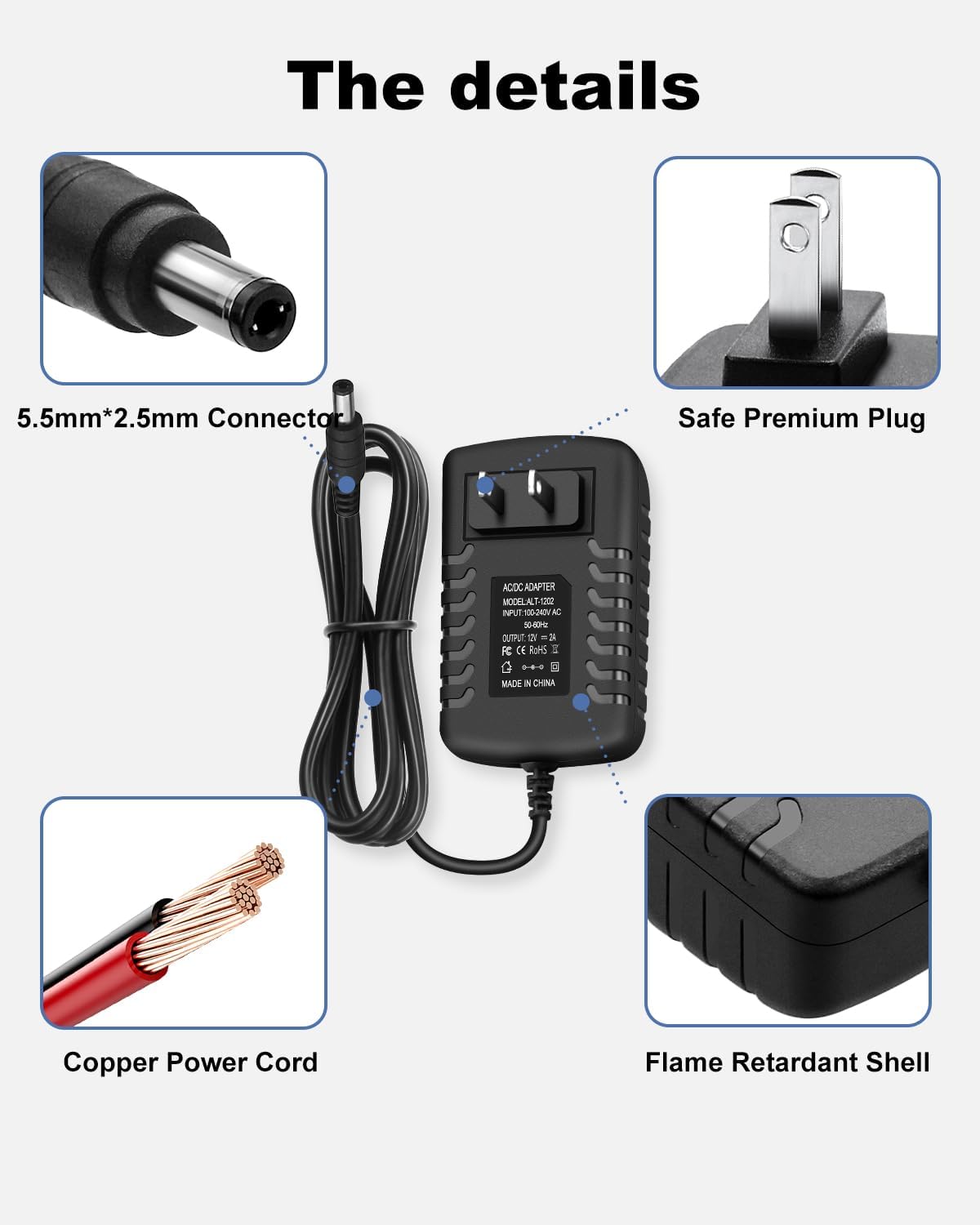 FUENTE DE ALIMENTACION 12V 2A - PLÁSTICA