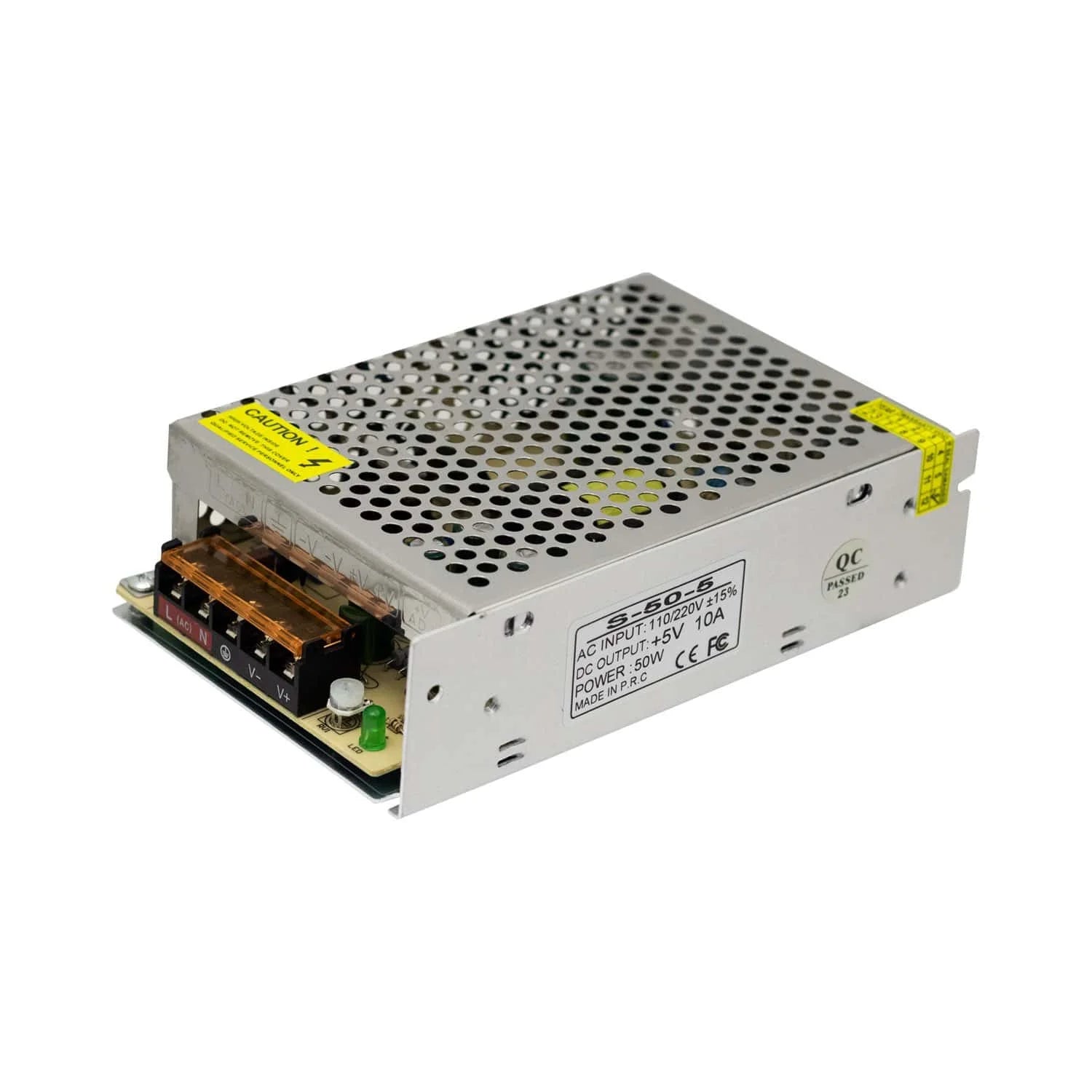 FUENTE DE ALIMENTACIÓN 5V 10A - METÁLICA