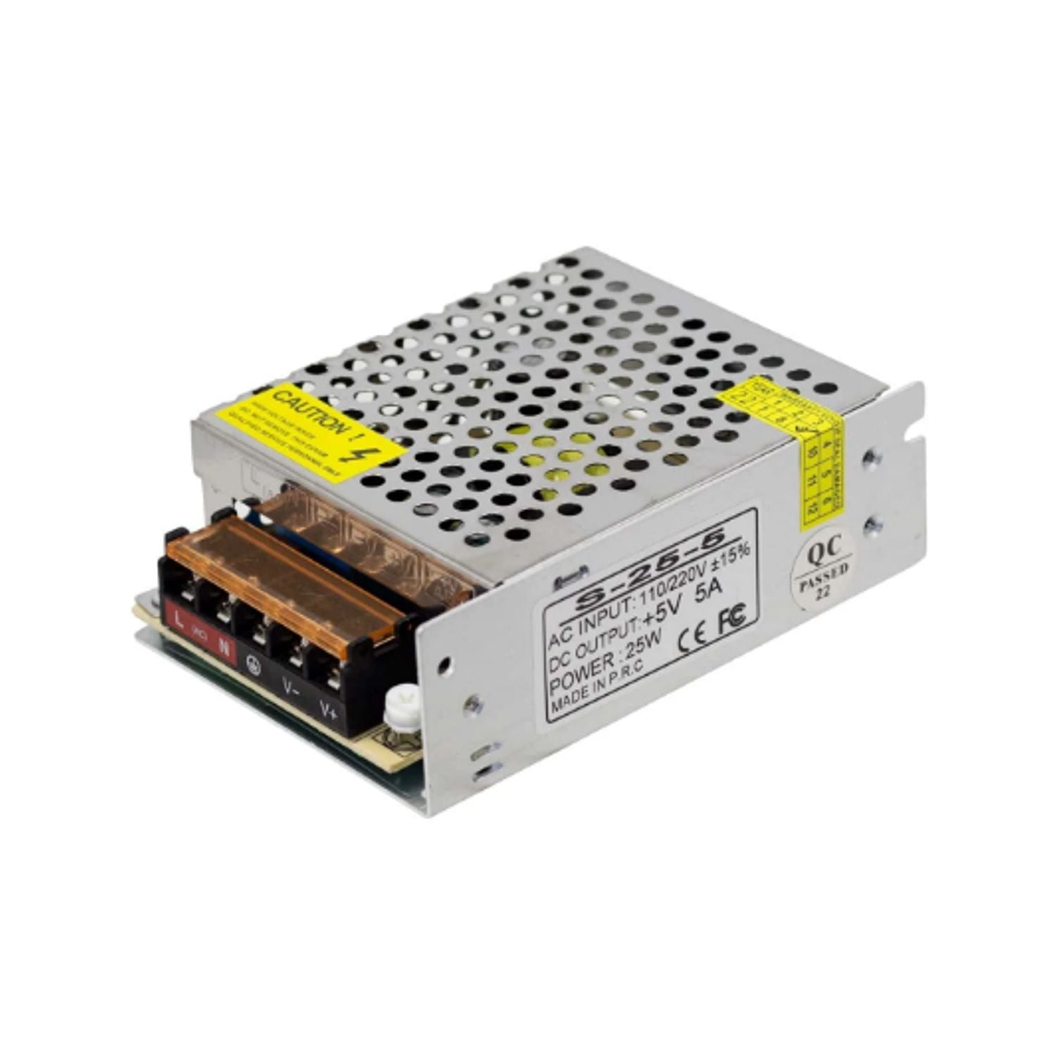 FUENTE DE ALIMENTACIÓN 5V 5A - METÁLICA